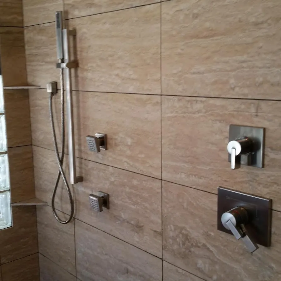 Shower fixture installation for Water Heater Replacement in Natchez